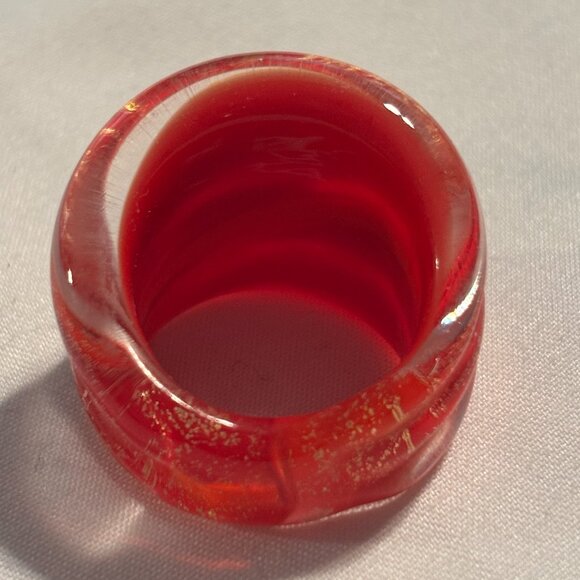 Murano Glass Ring - Size 6.5 - Picture 2 of 4